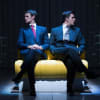 Matt Smith (Patrick Bateman) and Jonathan Bailey (Tim Price)