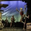 Sonya Cullingford as Mole and Cris Penfold as Toad with rabbits