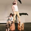 Julie and Antoine Carabinier Lépine, Jonathan Casaubon and Arthur in TIMBER! by Cirque AlfonseT