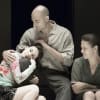Phoebe Fox (Catherine), Mark Strong (Eddie) and Nicola Walker (Beatrice) in A View from the Bridge