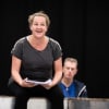 Lorraine Stanley as Heather in rehearsals for Unknown Male