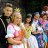 The cast of 'Cinderella' at the Rotherham Civic Theatre