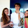 Emily Florence Hutchings as Aunt Kate, Joshua Charles Cheung as Andy and Kelly Russell as Harriet