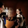 Laura Atherton as Amy with Matt Prendergast in The Train at Lancaster University