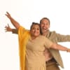 Rina Fatania as Bindi and Nicholas Khan as Mansoor