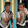 Matt Pinches and Richard Pepper as the two Dromios