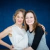 Niamh Cusack (left) and Catherine McCormack star in My Brilliant Friend