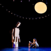 The Iron Man, the Boy and puppeteer Avye Leventis