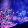 Danielle Steers (front centre) as Zahara in Bat Out Of Hell The Musical