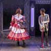 Briony Rawle as Taleesha, Matthew Baldwin as Nanny and Shaun Mendum as Snow White