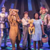 Max Parker, Jonathan Broadbent, Rhiannon Wallace, Gabrielle Brooks and Andrew Langtree in The Wizard of Oz