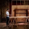 Alfred Enoch (Ken) and Alfred Molina (Mark Rothko)