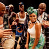 Centre: Marcy Dolapo Oni as Bolanle and Patrice Nalambana as Baba Segi