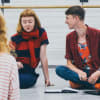 Lizzie J Klotz and Jonluke McKie during R&D for Preconceived