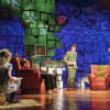 Matilda, Matthew Caputo as Michael Wormwood, Sebastien Torkia as Mr Wormwood and Rebecca Thornhill as Mrs Wormwood