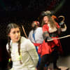 The Dukes production of Peter Pan featuring Dora Rubinstein as Wendy, Helen Longworth as Captain Hook and Henry Mettle as Smee