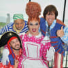 Ben Hanson (Starkey), Peter 'Jordy' Cernik (many roles), Daniel Mawston (Pirate Patsy) and Steve Walls (Smee)