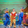 Nicola Jayne Ingram (Sergeant Nee), Thomas Cotran (Aladdin) and Stephanie Hackett (Constable Naw)