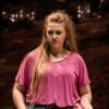 Gemma Dobson as Sue in the 2017 production with Out of Joint
