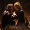 Simona Bitmate (Ophelia) and Tessa Parr (Hamlet)