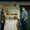 Samantha Womack (Rachel) and Adam Jackson-Smith (Tom) in The Girl on the Train at the Belgrade Theatre, Coventry