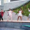 Acushla-Tara Kupe as Feste, Feyesa Wakjira as Sir Andrew Aguecheek, Veronica Beatrice Lewis as Maria and Lorenzo Martelli as Sir Toby Belch