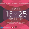 Free membership for 16- to 15-year-olds at The Dukes