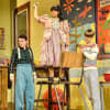 Jonathan Sayer (Simon), Nancy Zamit (Moon), Henry Shields (Archie)