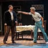 Lili Miller (Catherine), Nicholas Karimi (Eddie Carbone) and Pedro Leandro (Rodolpho) in A View from the Bridge