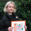 Hannah Webb with her winning entry
