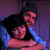 Rosalind Blessed as Robin and Duncan Wilkins as James