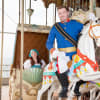Pier performers Jai McDowall and Lucy-Ella Smith