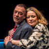 Adam Woodyatt and Laurie Brett in Looking Good Dead at the Belgrade Theatre, Coventry