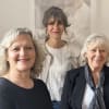 Kin folk: writer Christine Mackie with her cast, Kerry Willison-Parry and Roberta Kerr