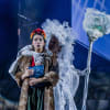 Calla Hughes Nic Aoidh and Ruby Campbell in The Snow Queen