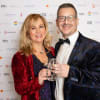 Kate & Chris with award