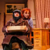 Tony Mooney as the Matchseller and Kerrie Taylor as Flora in A Slight Ache