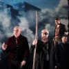 Mark le Brocq (Loge), Paul Carey Jones (Wotan) and ensemble