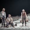 Ben Whishaw as Vladimir, Lucian Msamati as Estragon,Tom Edden as Lucky and Jonathan Singer as Pozzo