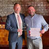Octagon Chief Executive Roddy Gauld and Chair of Board of Trustees Darren Knight