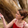 Lori Hopkins with Nutcracker in Spring