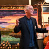 Stepping down after almost three decades: Frances Land and Steve Johnstone
