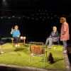 Escaped Alone: Annette Badland (Vi), Margot Leicester (Sally), Souad Faress (Lena), Maureen Beattie (Mrs Jarrett)