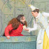 George Fouracres as Falstaff and Emma Pallant as Mistress Page
