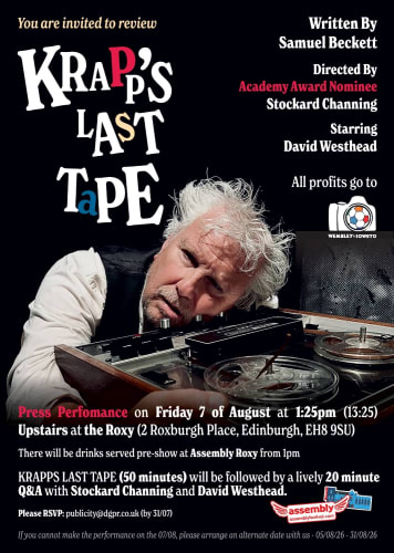 Krapp's Last Tape britishtheatreguide.info asks for your consent to use your personal data for the following purposes: Manage your data Confirm our vendors