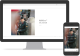Desktop and mobile device open to the Moment of Silence homepage