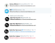 List of tweets with the #ShareYourSilence hashtag