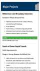 Mobile screenshot showing the old Translink Alerts website