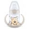NUK - First Choice Learner Bottle Disney Winnie Μπιμπερό Εκπαίδευσης (6-18m) με Μαλακό Ρύγχος & Δείκτη Ελέγχου Θερμοκρασίας (Nr.10527756) - 150ml