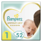 PAMPERS - Premium Care Πάνες No1 (2-5kg) - 52τμχ